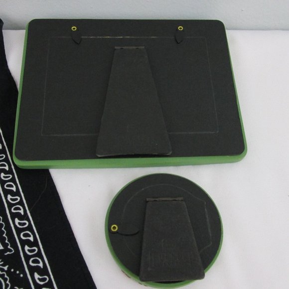 🏠HP🏠 VTG Seasonal Ceramic Frame Set 4"x6"/2" - Picture 7 of 9